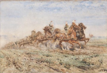  Enrico Lienzo - Soldati di fanteria a cavallo género Enrico Coleman